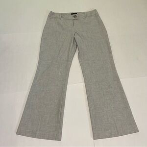 68. The Limited Gray And White Flared Dress Pants